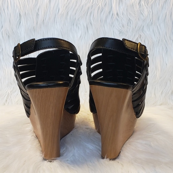 Womans wedge strappy sandals - Picture 4 of 5